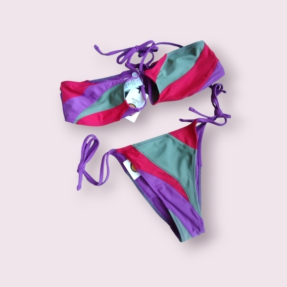 Tropic of C Keyhole Top /Praia Bottom Tropicalia Size L Revolve - Picture 12 of 15